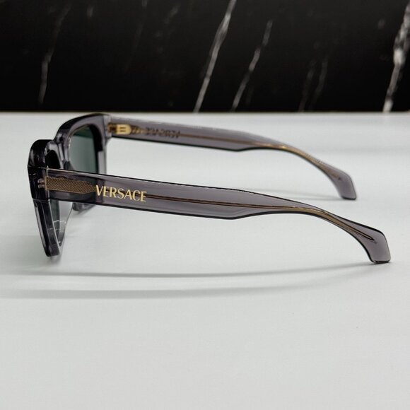 NEW VERSACE VE4486 5510/71 SUNGLASSES UNISEX GREY/GREEN VE4486 5510/71 EYEWEAR main image 6